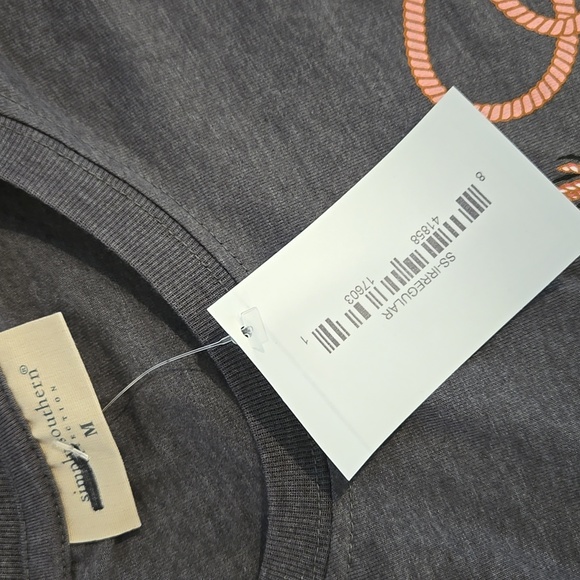 NWT Simply Southern Boo Haw Rodeo Ghost Halloween Tshirt Irregular - Picture 4 of 4